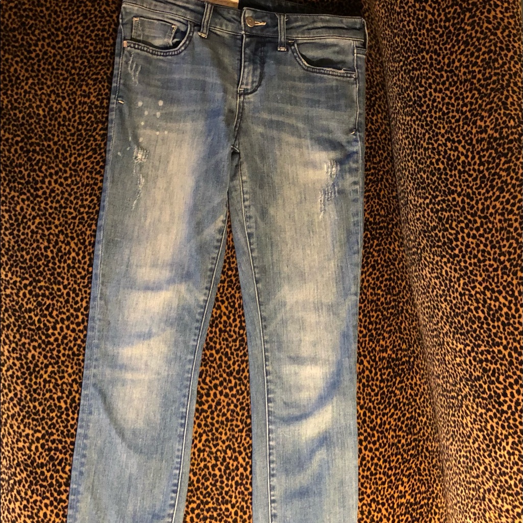 Pilcro And The Letterpress Distressed Jeans